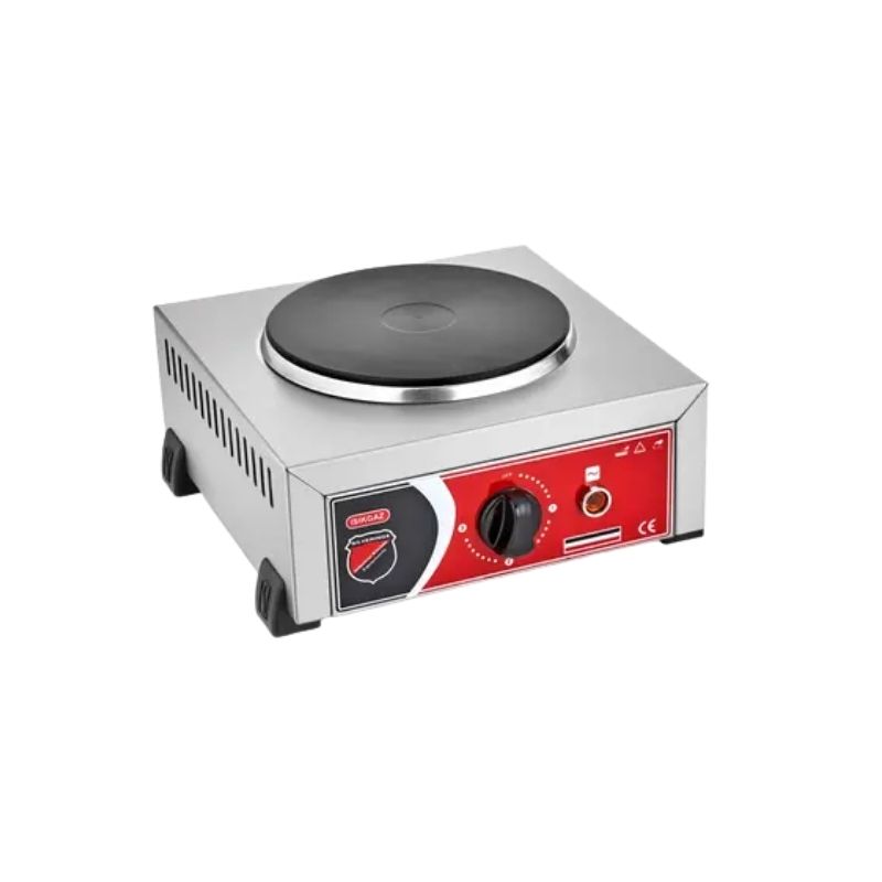 Işıkgaz Silverinox 2182 1 Gözlü Elektrikli Set Üstü Pleyt Isıtıcı Ocak